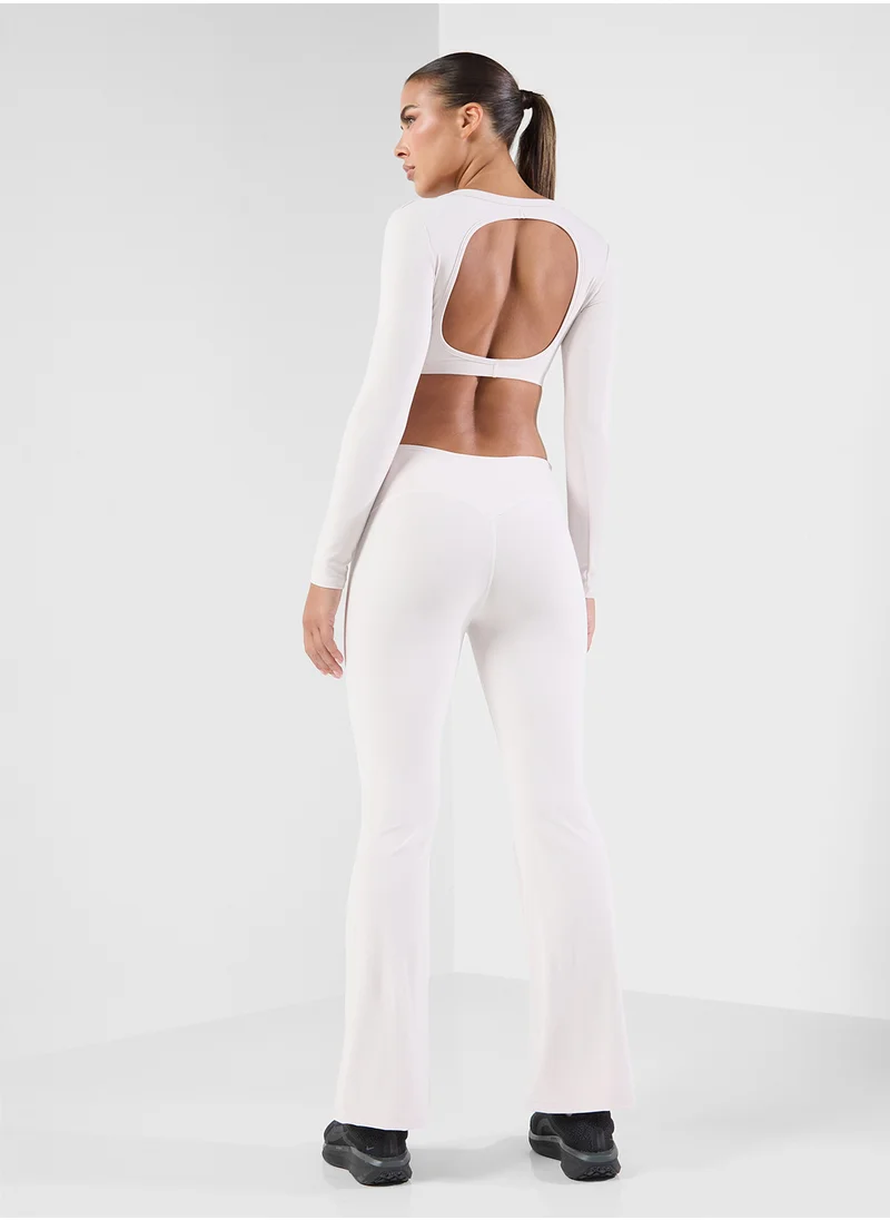 FRWD Wrap Top & Flared Legging Sculpting Set