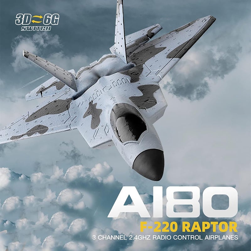 WLtoys A180 طائرة RC بثلاث قنوات مع وضع جيروسكوب 3D6G طائرة بتردد 24 غيغاهرتز مع محرك بدون فرشات ودفة قابلة للتعديل للبالغين - Image 2