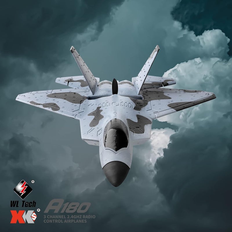 WLtoys A180 طائرة RC بثلاث قنوات مع وضع جيروسكوب 3D6G طائرة بتردد 24 غيغاهرتز مع محرك بدون فرشات ودفة قابلة للتعديل للبالغين - Image 5