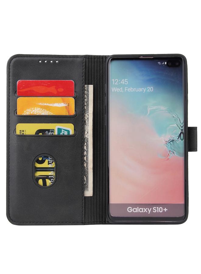 S-TOP Case For Samsung Galaxy S10+ Calf Texture Buckle Horizontal Flip Leather Case with Holder & Card Slots & Wallet - Image 4