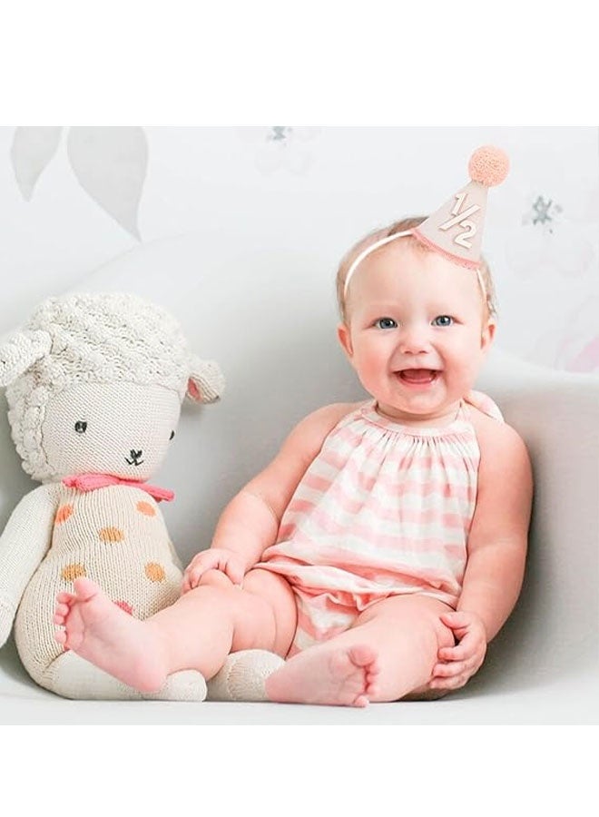 Half Birthday Hat -Baby 1/2 Birthday Cone Hat,Six Months Decorations,Party Hat Outfit for Girls/Boys - Image 5