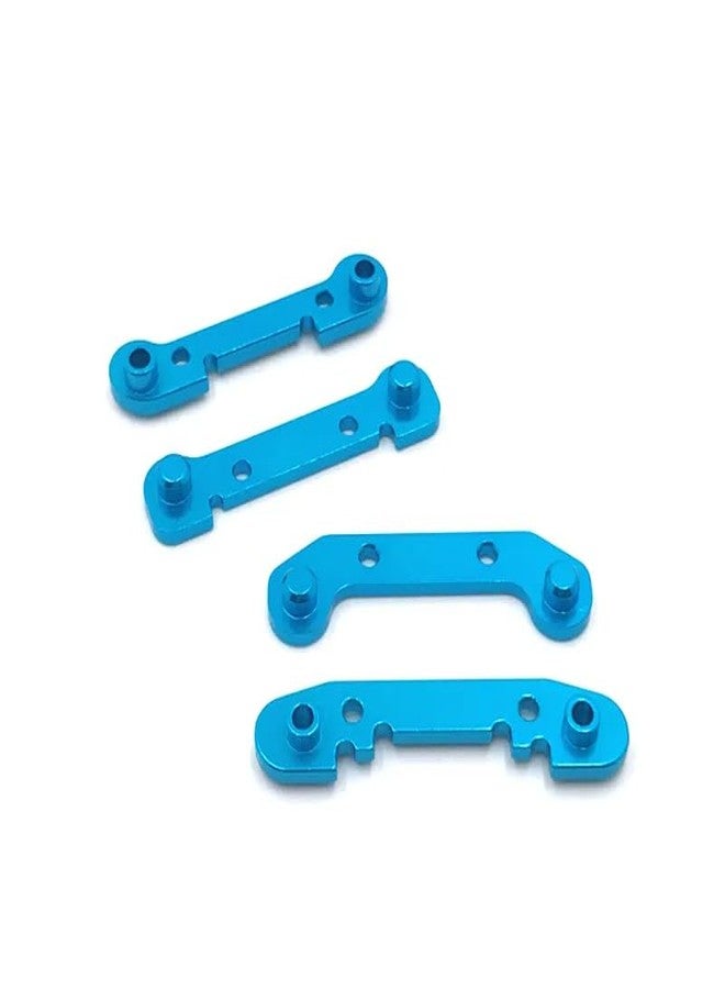 قطع تقوية ذراع التأرجح المصنوعة من الألومنيوم من Oisunt، أمامية وخلفية، لـ WLtoys 144001/144010/124016/124017/124018/124019، بديل، ملحق احتياطي بمقياس 1/14 (أصفر) - Image 3