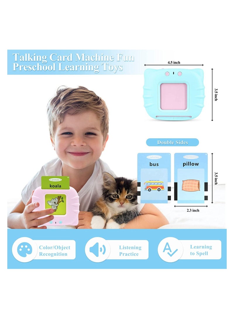 Flash Cards for Toddlers 2-4 Years, 112 Audible Talking Flash Cards 224 Words Educational Toys for 2 3 4 5 6 Year Old Boys Girls, Sight Words Flash Cards Kindergarten  - Image 2