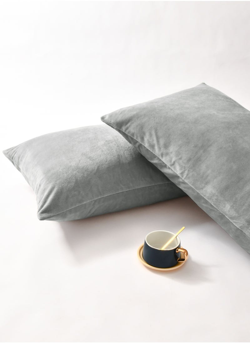 Master Home Textile - Velvet Comforter Sets, 5 Pcs Single Size, Fits 120 x 200 cm Single Size Bed, With Removable Filling, Soft, Warm - Image 1