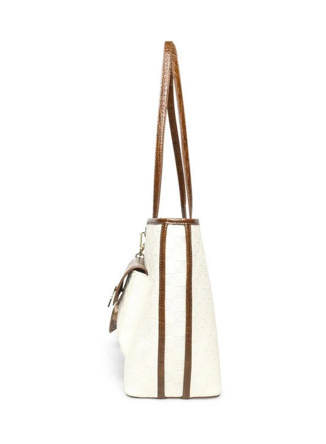 Steve Madden Brene-L Bone Multicolor Women's Tote Bag