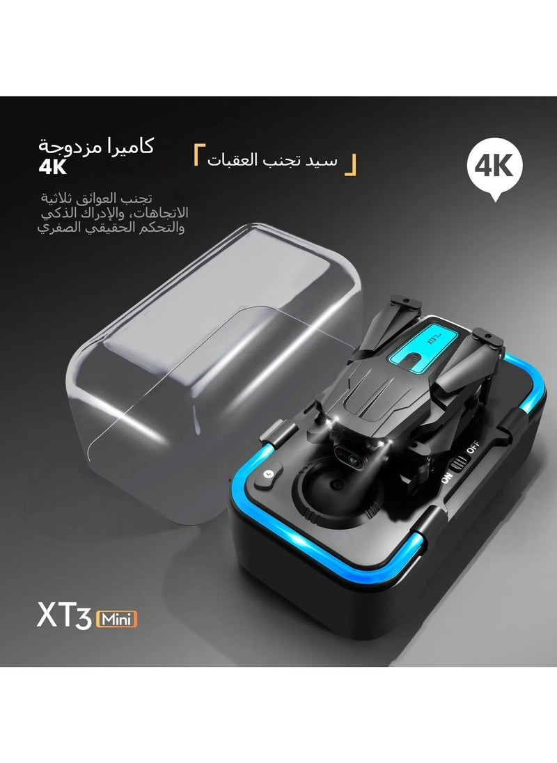 General - XT3 Drone, Drone adult with dual camera, folding remote control aircraft, live video with wifi fpv, with storage bag, application control - Image 1
