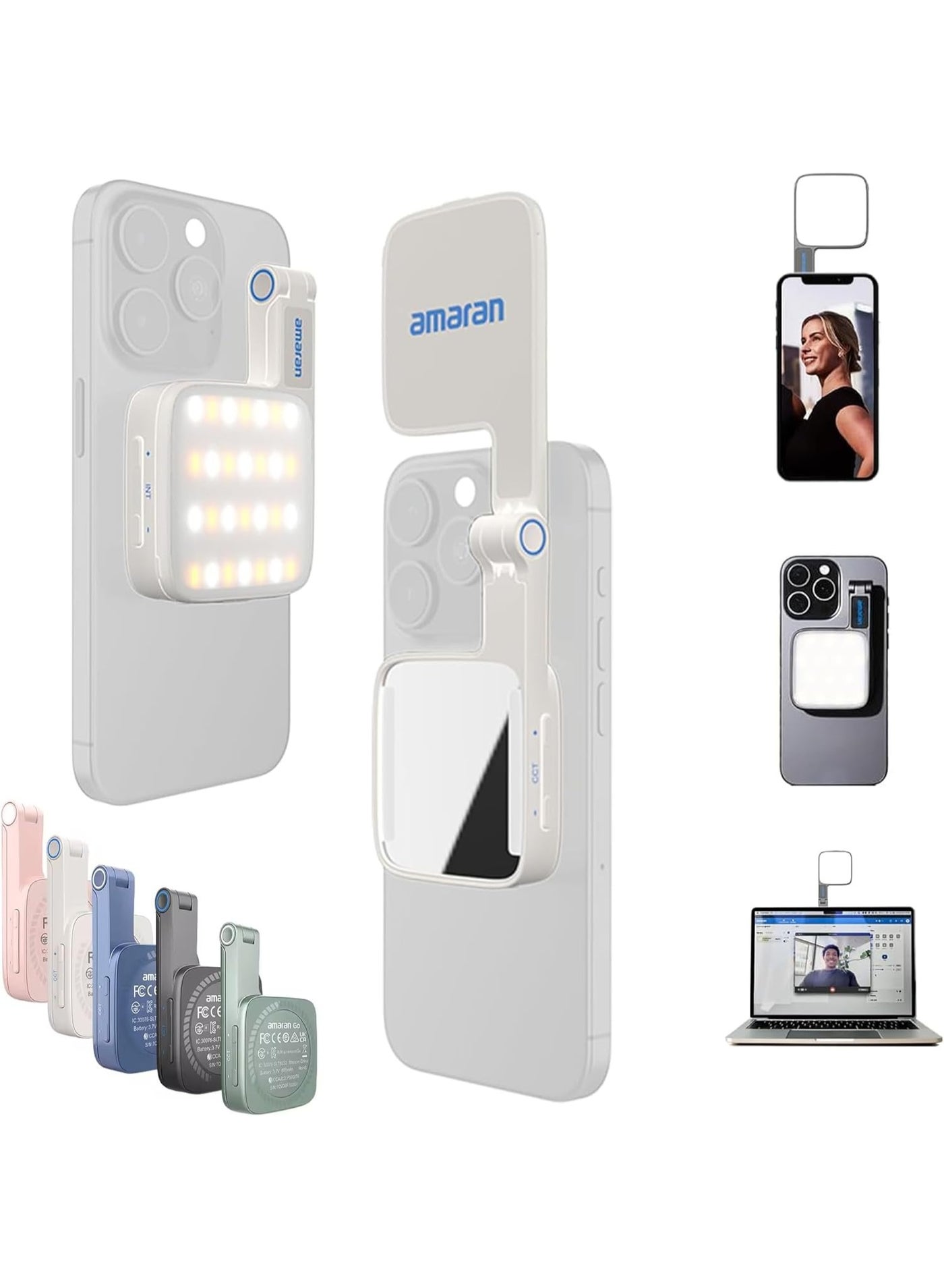 أماران Amaran Go Magnetic Selfie Phone Light 5W