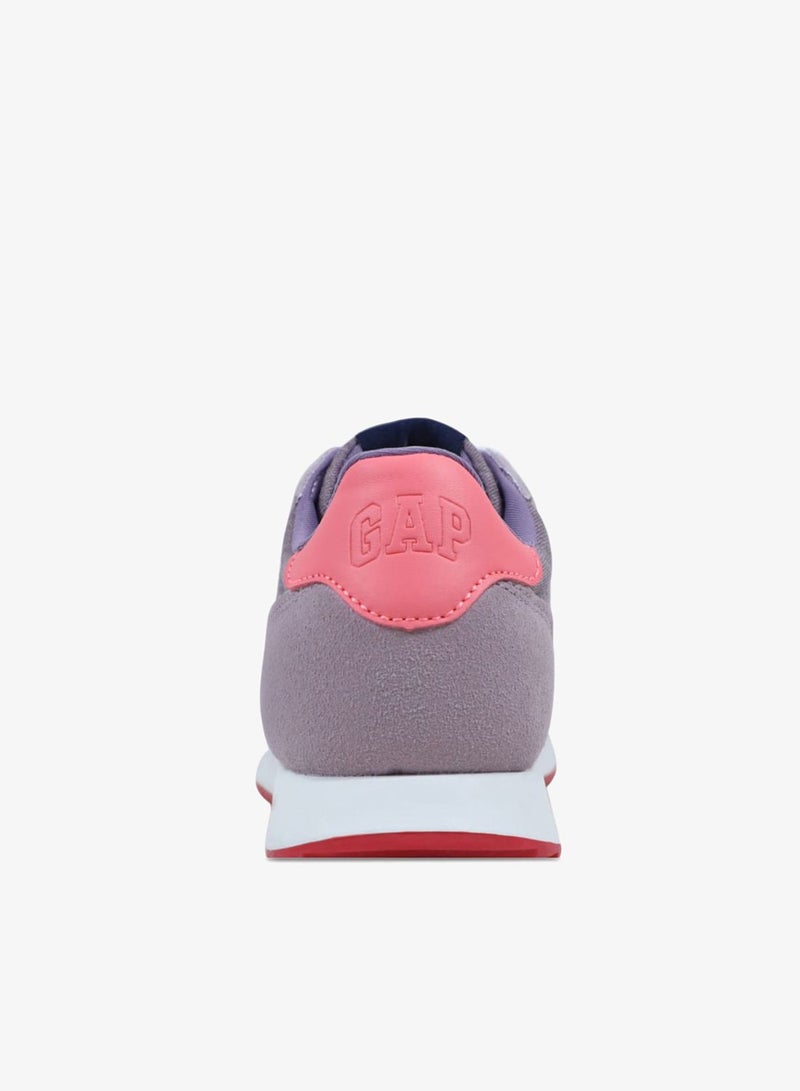 GAP Girls' Panelled Sneakers with Lace-Up Closure - Image 4