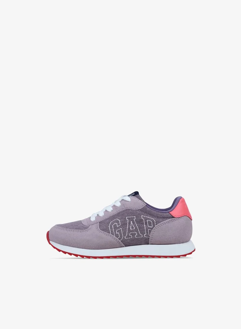 GAP Girls' Panelled Sneakers with Lace-Up Closure