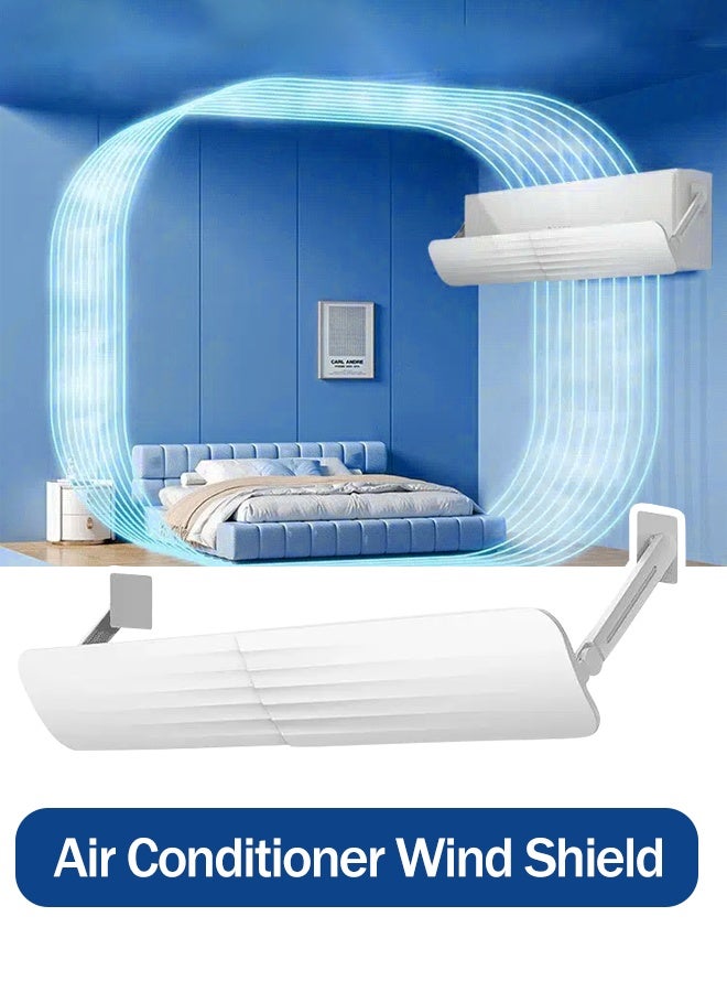 Ac Deflector Air Conditioning Adjustable Anti Cold Baffle, Deflector, Manual Adjustment of Air Conditioning Wind Direction, Used in Living Room, Offices  Adjustable AC air Deflector Suitable for Split air conditioners Anti-Blast/Anti-Direct Blowing Baffle Windshield for Home Mini-Split - Image 1