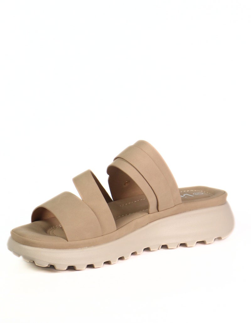 SD.Felano Women’s Flat Comfort Sandals | Soft Cushioned Footbed | Lightweight Daily Sandals | Easy Slip-On Design | Supportive Anti Slip Sole | Casual Walking Sandals For Women Everyday Wear - Image 2