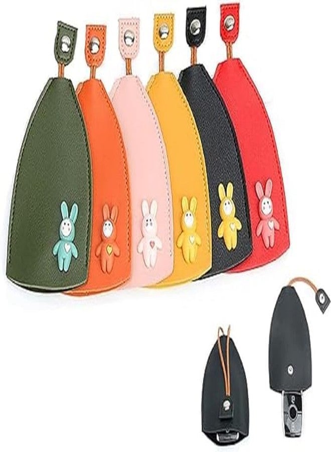 ENNCOZY Pull Out Key Case Cute Pull Out Key Case Stylish PU Leather Key Wallets Case Car Key Case Home Key Case (8) - Image 2