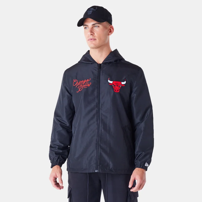 NEW ERA Men's NBA Chicago Bulls Graphic Full-Zip Hoodie