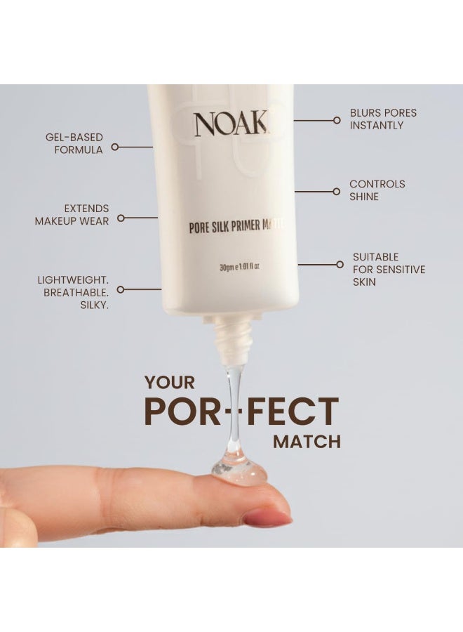 Noak Perfect Canvas Gel Primer | Smooth, Hydrating & Long-Lasting | Pore-Blurring, Non-Peeling Formula | Lightweight Gel Texture | For All Skin Types (30ml) - Image 2