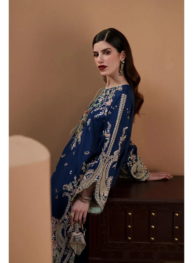 BAZM Bazm Luxury Couture Embroidered Long Sleeve
