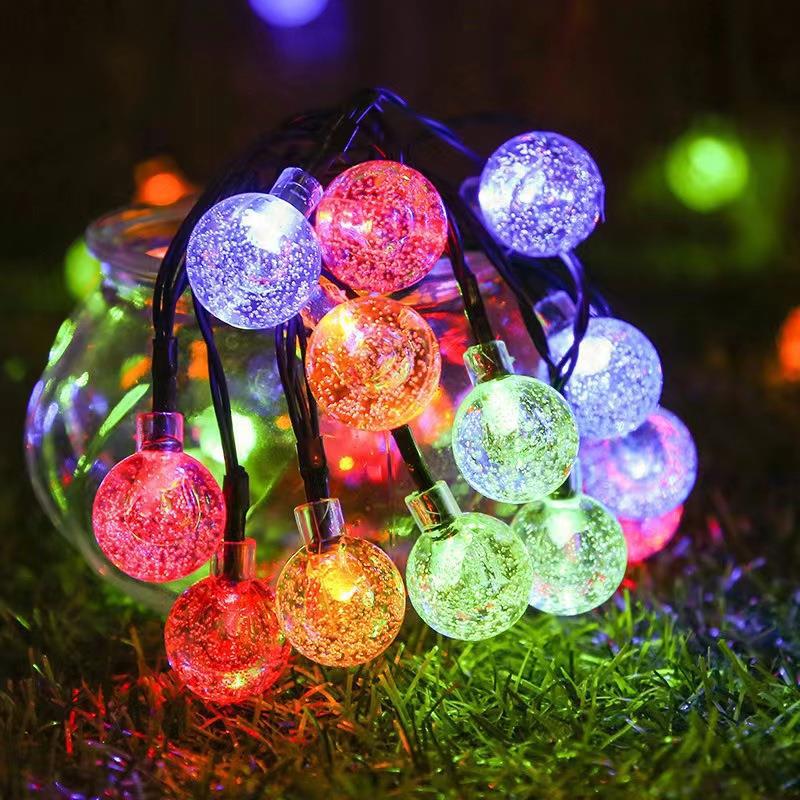 Factory wholesale solar LED string light small light string light indoor decoration camping bouquet decorative copper wire holiday light - Image 1