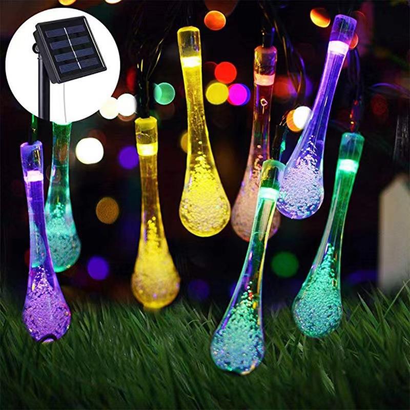 Factory wholesale solar LED string light small light string light indoor decoration camping bouquet decorative copper wire holiday light - Image 2