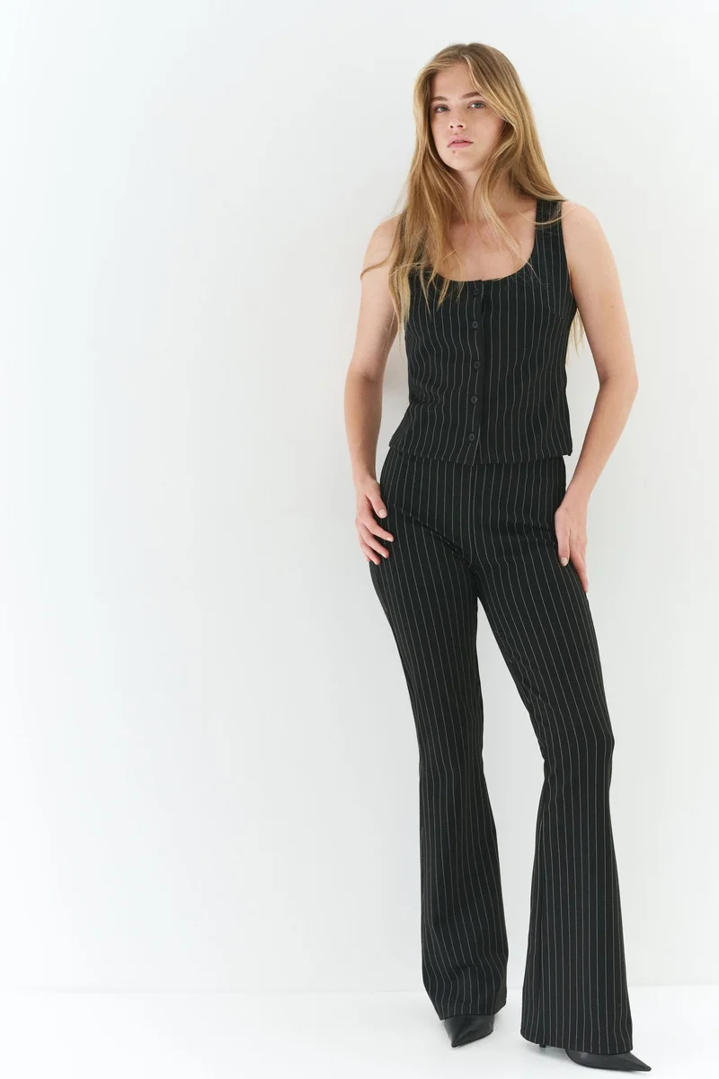 H&M Flared jersey trousers