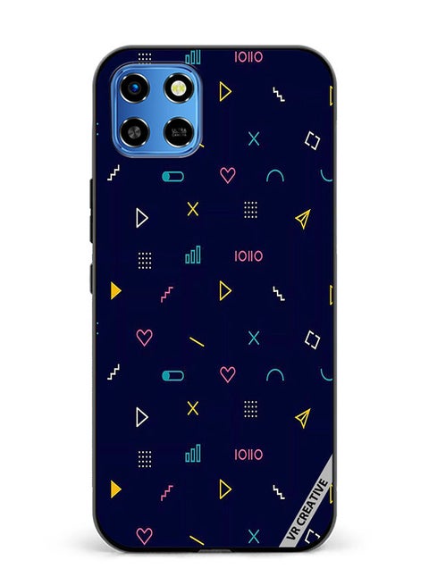 Protective Case Cover For Infinix Smart 6 HD Design Multicolour
