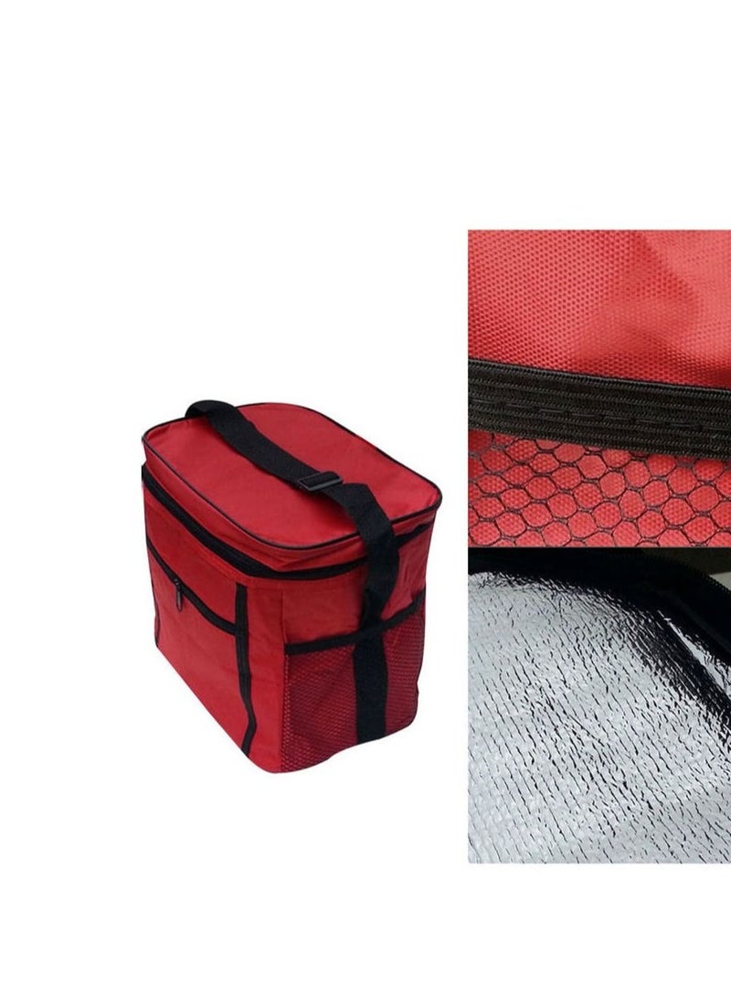 Cloth Thermal Insulated Portable Travel Outdoor Picnic Food Cooler Bag  - Image 2