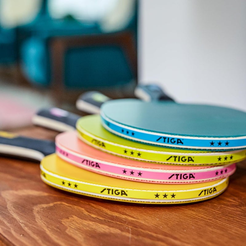 Stiga مضرب تنس طاولة أداء متقدم بلون أصفر - Image 5