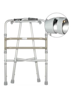 Generic Aluminum Walker, Walking Frame for the Elderly, Four-Legged Walking Stick, Foldable Crutches for the Elderly - Non-Slip Walking Stick  - Image 3