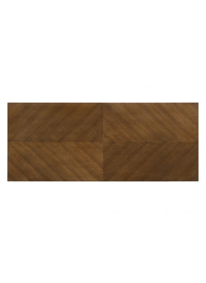 DANUBE HOME Cayden Sideboard Sturdy Home Kitchen Organiser Side Board Modern Design Furniture For Dining Room Living Room L 160 x W 45 x H 82 cm Walnut  - Image 2