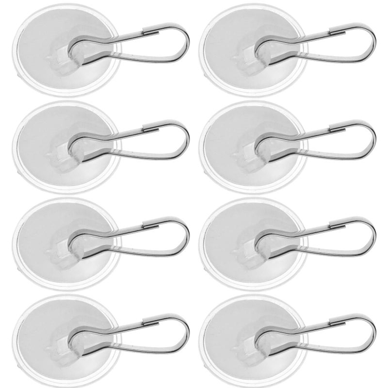Strong Self Adhesive Ceiling Hooks 10 Pack No Drill Seamless Sticky Hooks for Hanging Lanterns Plants Bathroom Decor - Image 2