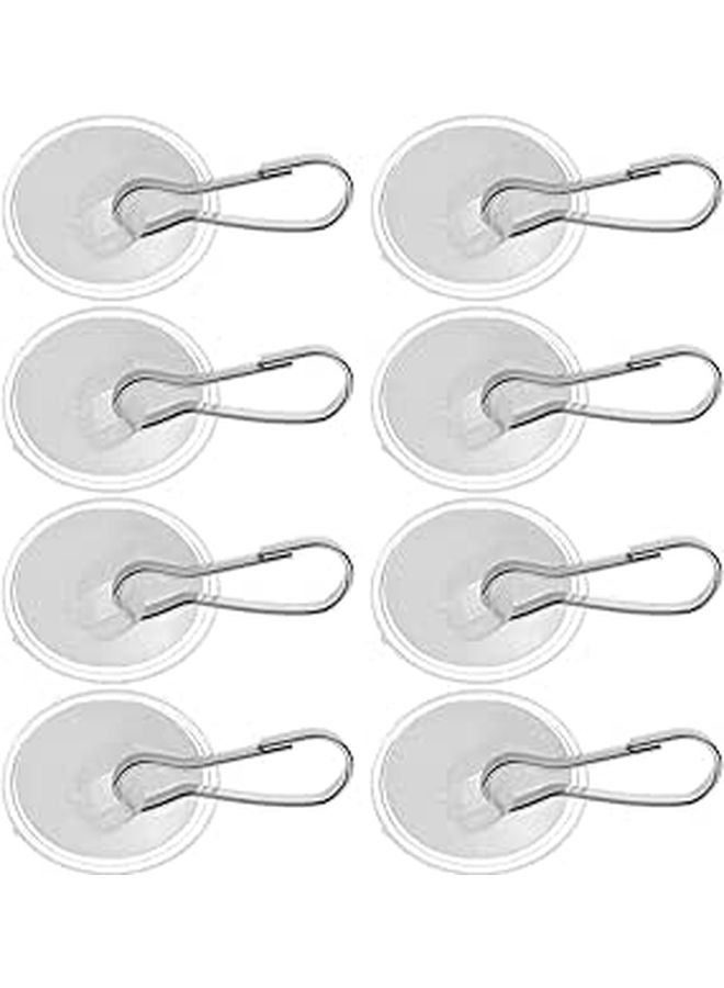Strong Self Adhesive Ceiling Hooks 10 Pack No Drill Seamless Sticky Hooks for Hanging Lanterns Plants Bathroom Decor - Image 1