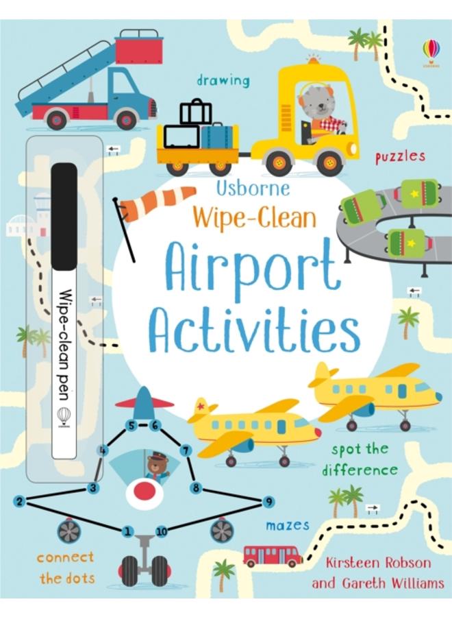 Wipe-Clean Airport Activities