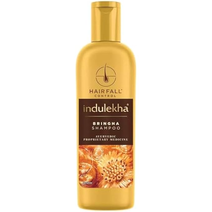 INDULEKHA BRINGHA ANTI HAIR FALL SHAMPOO (HAIR CLEANSER) 200ML, 6.76 OZ - Image 1