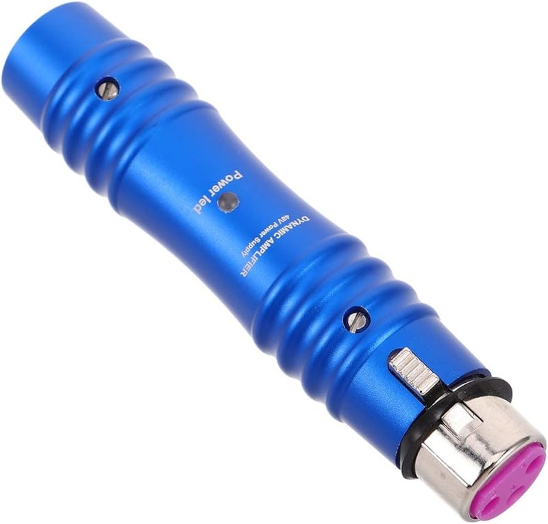 48V Microphone Preamplifier for Dynamic Ribbon Coil Handheld Mics Stage Live Streaming - Image 2