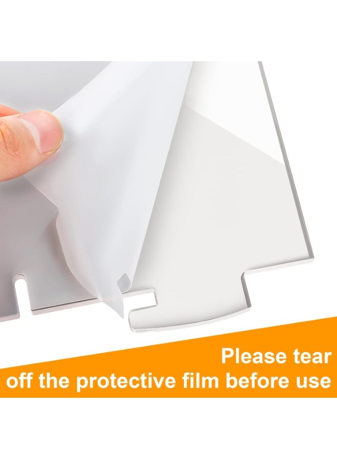 سلسا علبة عرض معجنات شفافة من الأكريليك بثلاث طبقات – 19x14x9 بوصة – خزانة عرض للمخبوزات مع رفوف قابلة للإزالة وملقط كيك للمقاهي والمخابز والحفلات - Image 3