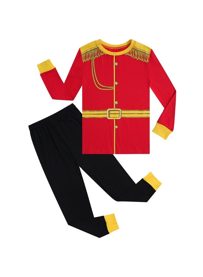 general Halloween boy's glowing pajama set that lights up at night - skeleton costume for role-playing - Image 1