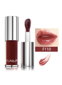 DUNUF Lip Glow Oil, Glossy Mirror Liquid Lipstick, Long-Lasting, Lightweight and Non-Sticky Lip Plumper to Fade Lines and Exfoliate Dead Skin for Women, 3.5ml  - Image 1