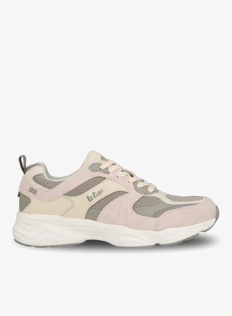 لي كوبر Men Textured Lace-Up Ankle Sneakers