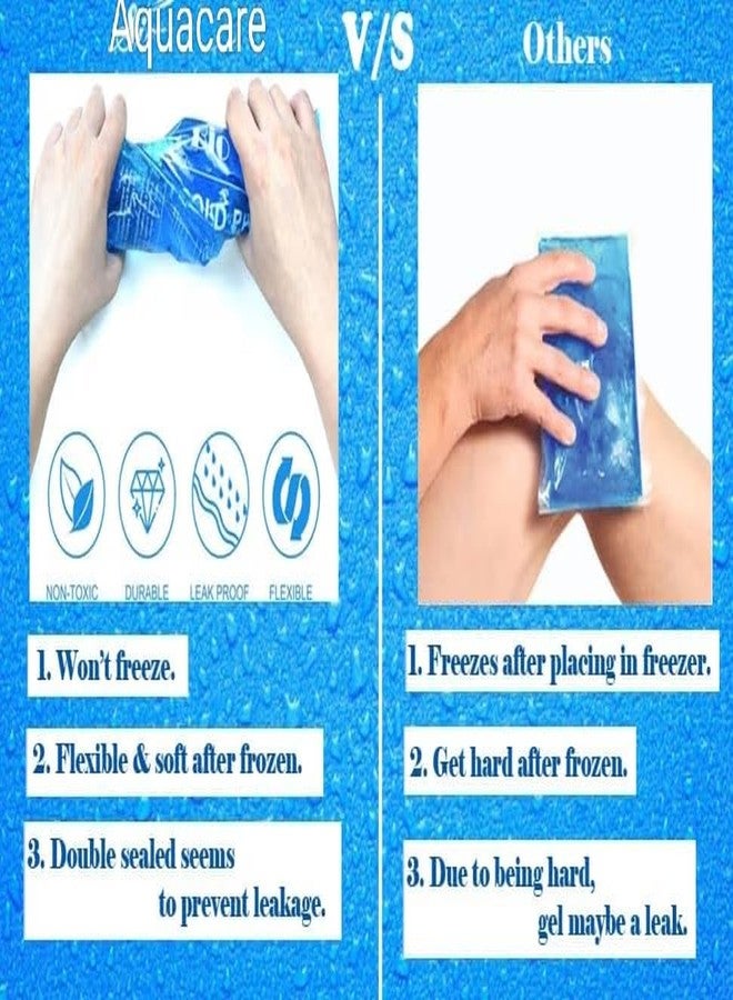 AQUACARE Professional Reusable Ice Pack, Hot and Cold Gel Compress for Pain Relief, BPA-Free, Leak-Proof Design with Expert-Grade Gel for Knee, Back, Shoulder, Neck, Ankle, Wrist (Free Size, 1, count) - Image 4