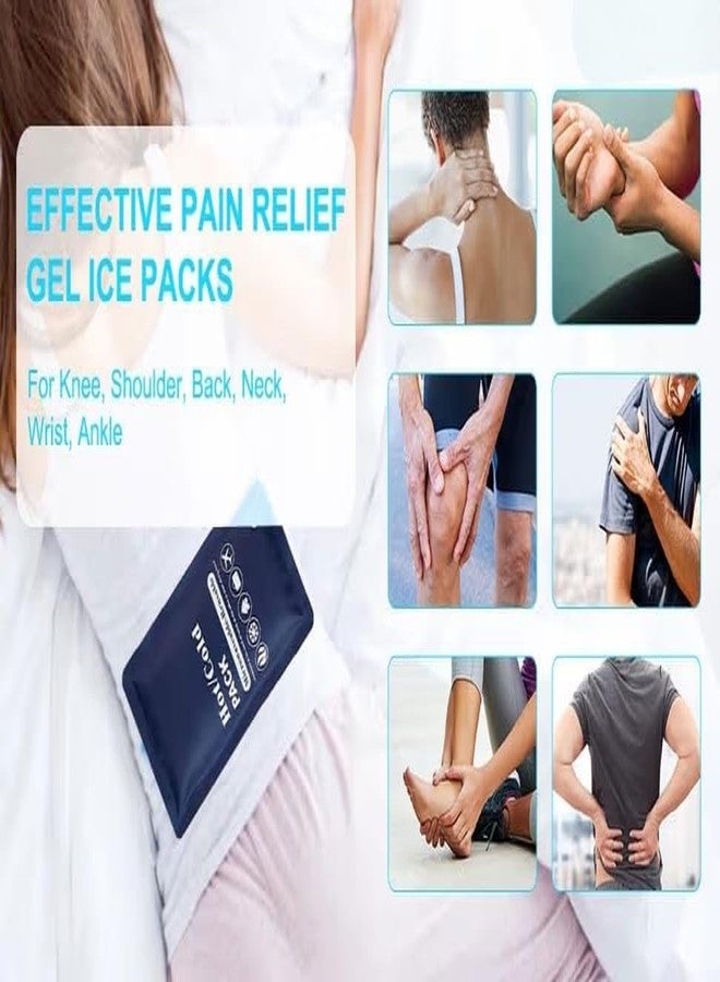 AQUACARE Professional Reusable Ice Pack, Hot and Cold Gel Compress for Pain Relief, BPA-Free, Leak-Proof Design with Expert-Grade Gel for Knee, Back, Shoulder, Neck, Ankle, Wrist (Free Size, 1, count) - Image 5