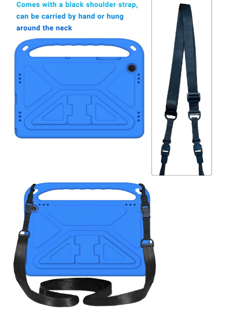 Case Compatible with Galaxy Tab S9/ Galaxy Tab S8 (SM-X700)/ Galaxy Tab S7 (T870/T875), Lightweight EVA Kid Friendly Shockproof Protective Case with Handle, (Blue, 11in) - Image 5