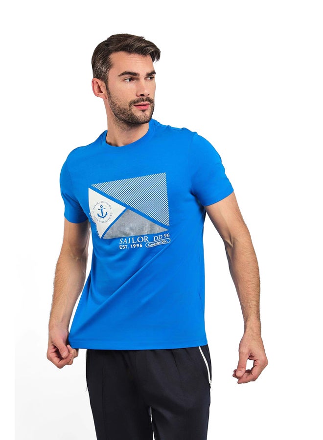 DALYDRESS Casual Printed Cotton Crew Neck T-Shirt - Image 1