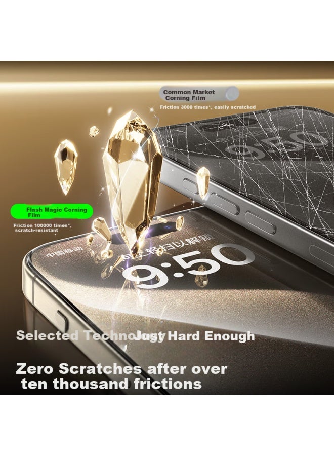 Smartdevil Iphone 15 Pro Max Tempered Glass Screen Protector Apple 15 Pro Max Phone Film Corning Full Coverage Shatterproof Anti-fingerprint Dust-free Installation - Image 1