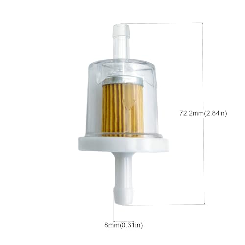 Strongthium 691035 1/4" Inline Fuel Filter Kit for Briggs and Stratton Engine Kawasaki 490190027 493629 84001895 80025019 Toro Craftsman MTD Kawasaki Snapper Lawn Tractor Generator 40 Micron - Image 3