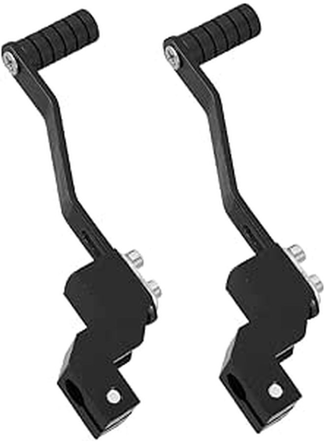 2pcs Black Aluminum Alloy Motorcycle Gear Shifter Lever Pegs for Dirt Bike - Image 1
