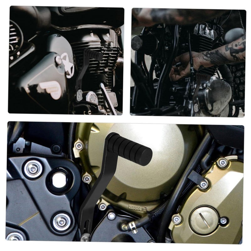 2pcs Black Aluminum Alloy Motorcycle Gear Shifter Lever Pegs for Dirt Bike - Image 4