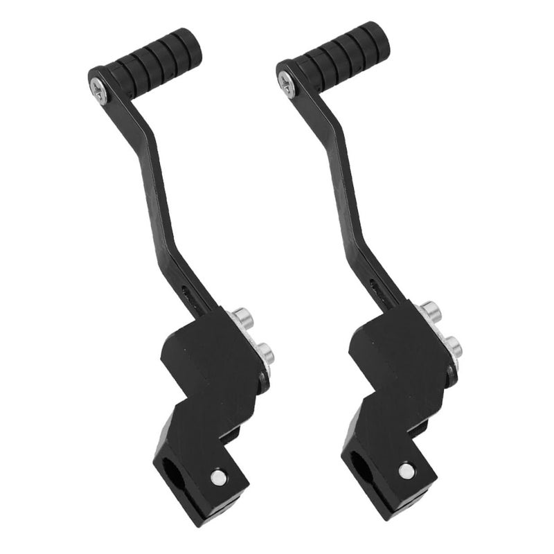 2pcs Black Aluminum Alloy Motorcycle Gear Shifter Lever Pegs for Dirt Bike - Image 2