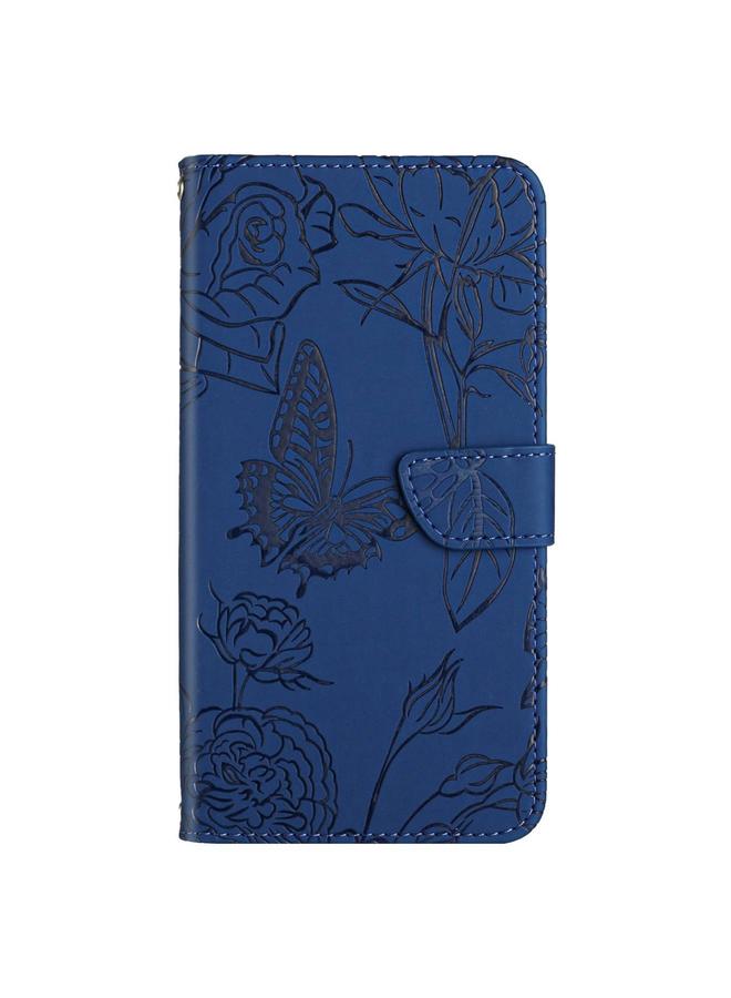 S-TOP Case For Samsung Galaxy F14 5G Global HT03 Skin Feel Butterfly Embossed Flip Leather Phone Case - Image 2