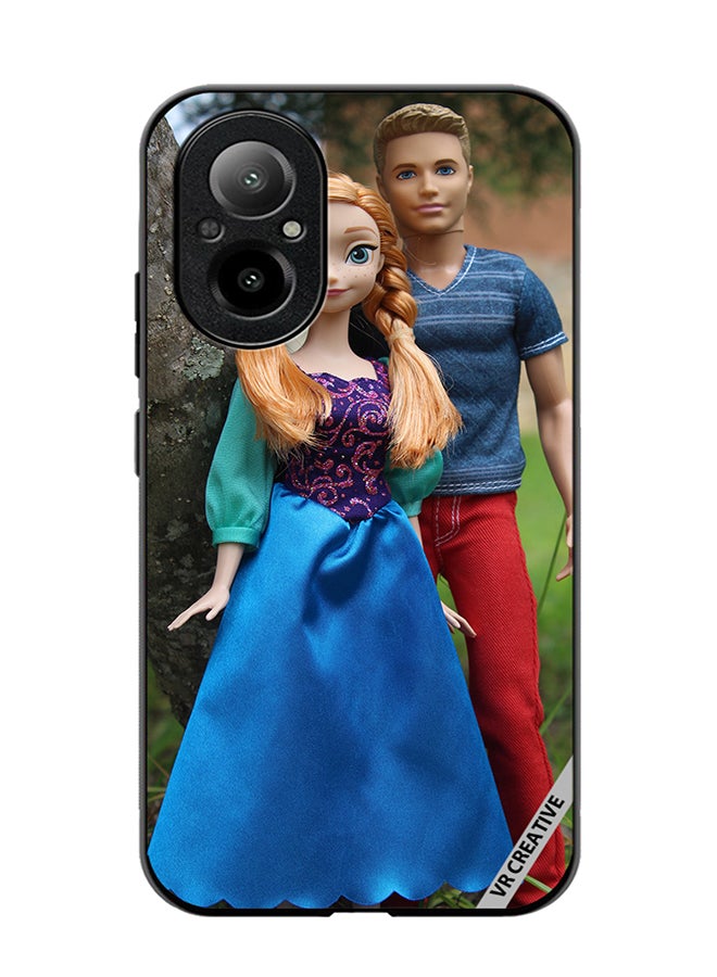 VR CREATIVE Protective Case Cover For Realme C67 4G Barbie With Boy Design Multicolour - Image 1