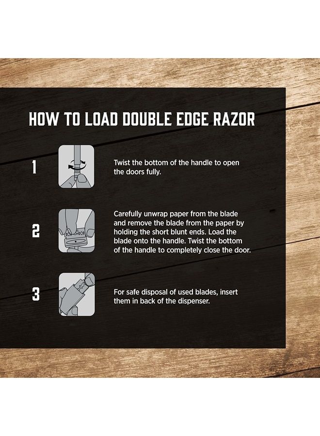 Wilkinson Sword Double Edge Razor for Men With 5 Double Edge Razor Blades Refills - Image 3