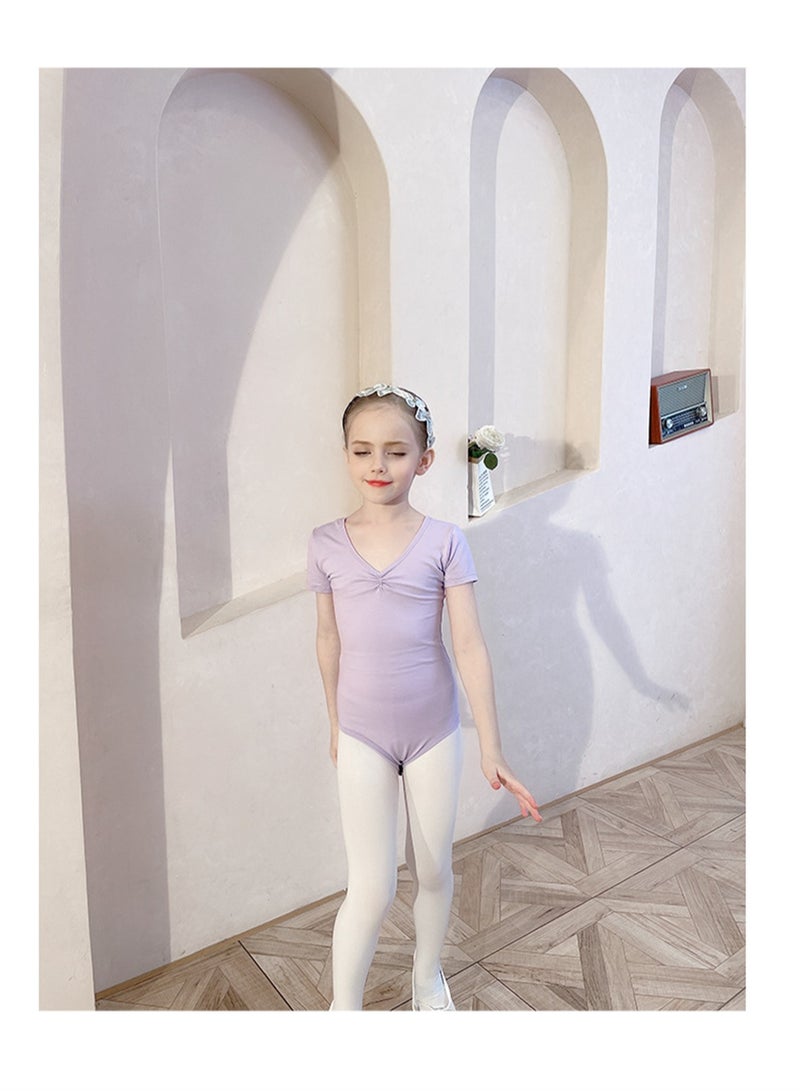 Loquat Children's Dance Dress Training Dress Pure Cotton Ballet Dancing Dress For Children  - Image 1