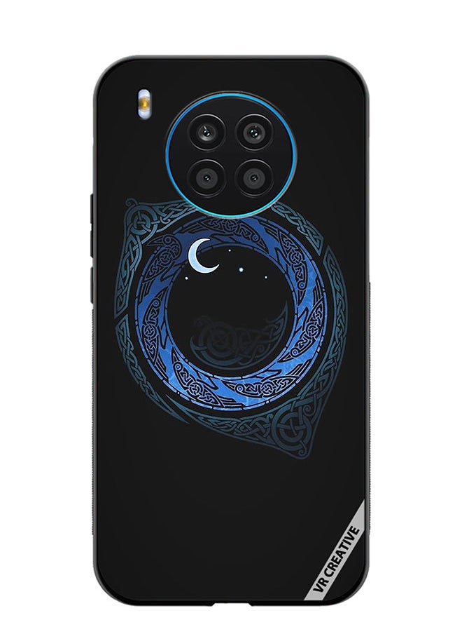 VR CREATIVE - Protective Case Cover For Honor 50 Lite Moonlight Design Multicolour - Image 1